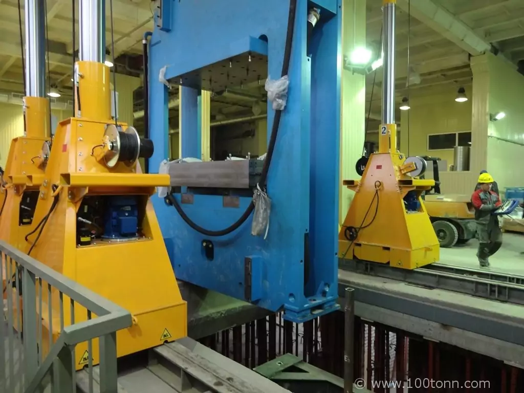 Грузоподъемные операции и механический монтаж пресса LWB Steinl (ФРГ)