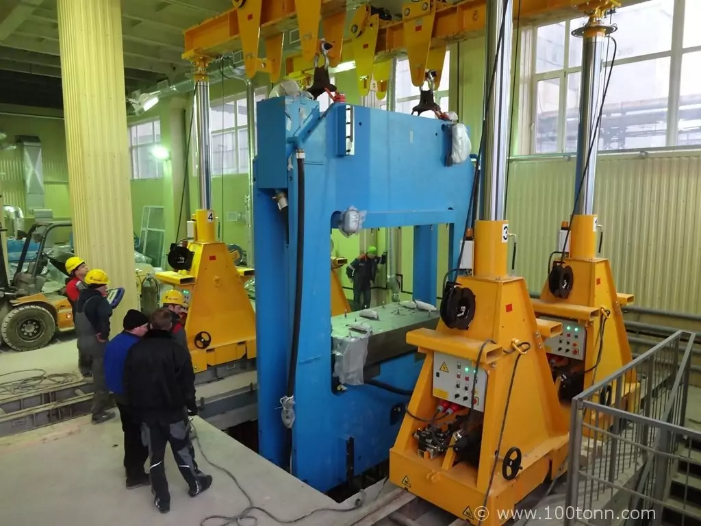 Грузоподъемные операции и механический монтаж пресса LWB Steinl (ФРГ)