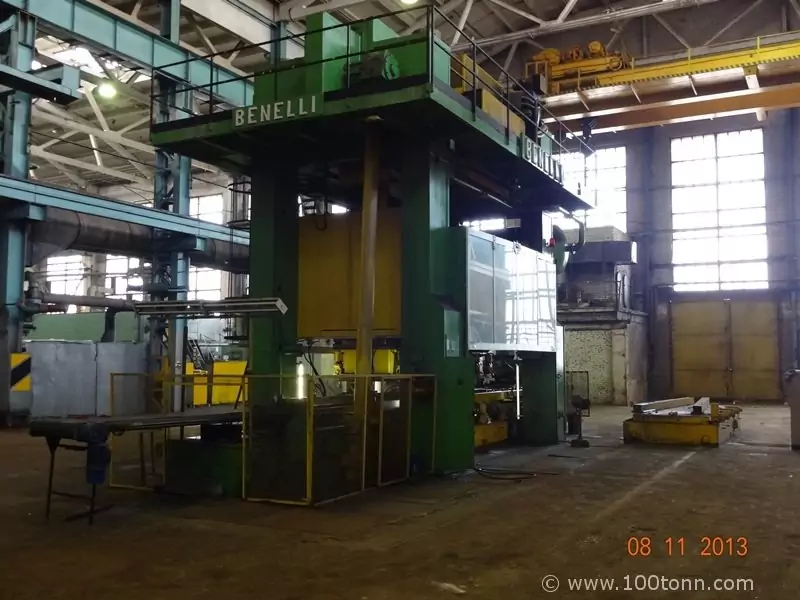 Демонтаж, упаковка и отгрузка пресса Benelli 1000TM на заводе ЗВИ в Москве