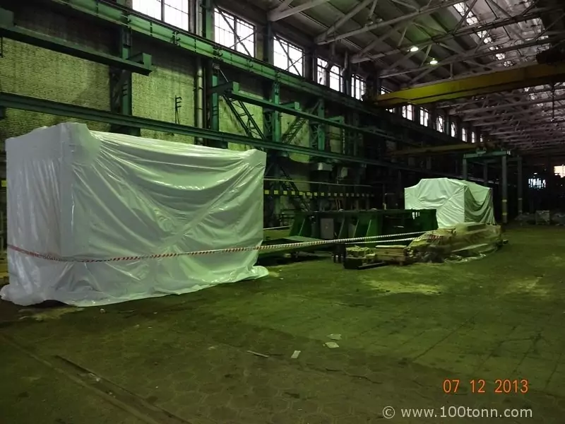 Демонтаж, упаковка и отгрузка пресса Benelli 1000TM на заводе ЗВИ в Москве