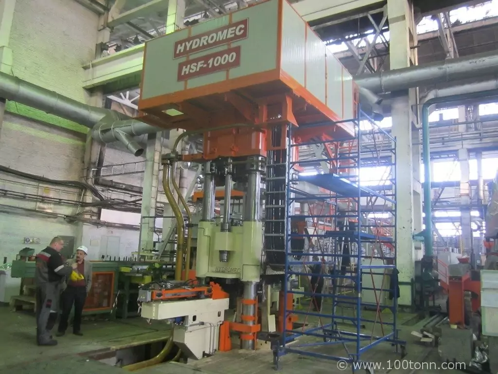 Монтаж ковочного пресса HYDROMEC HSF-1000 на ОМЗ (Орск)