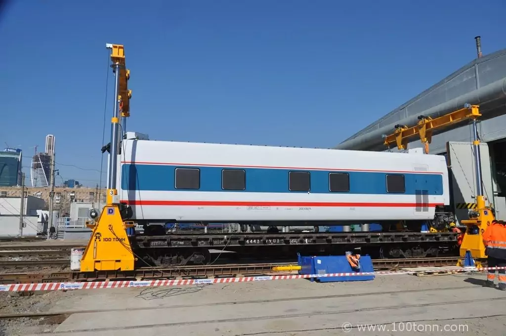 Выгрузка с ж/д транспорта вагонов Talgo в Москве
