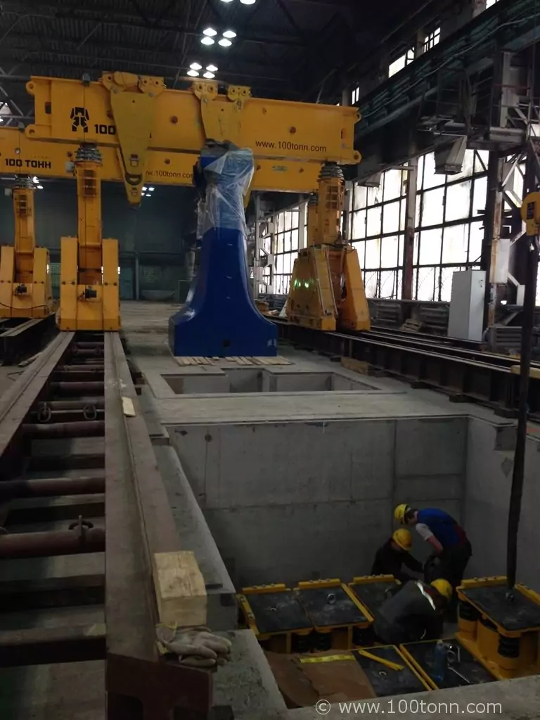 Перегрузка, транспортировка, кантование и монтаж молота и пресса Lasco в Омске