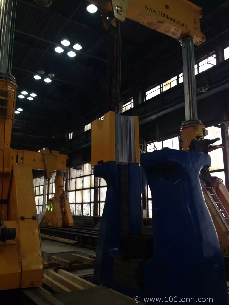 Перегрузка, транспортировка, кантование и монтаж молота и пресса Lasco в Омске