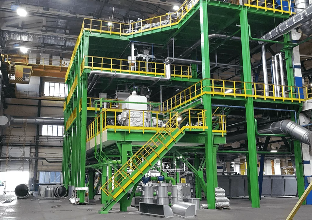 Монтаж двух технологических линий маточной смеси на ПАО Нижнекамскшина