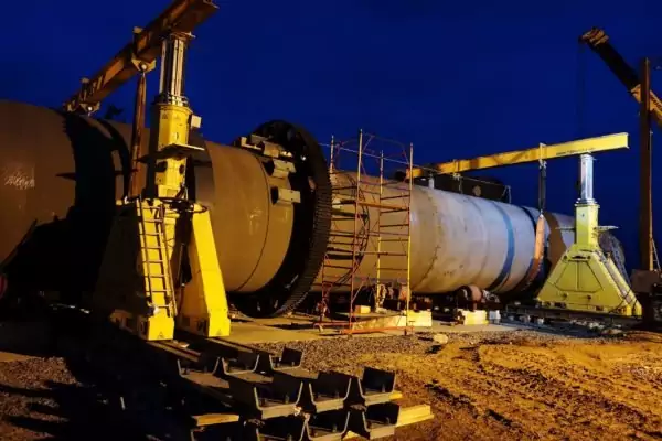 Использование гидравлического портала для монтажа оборудования ГОКа