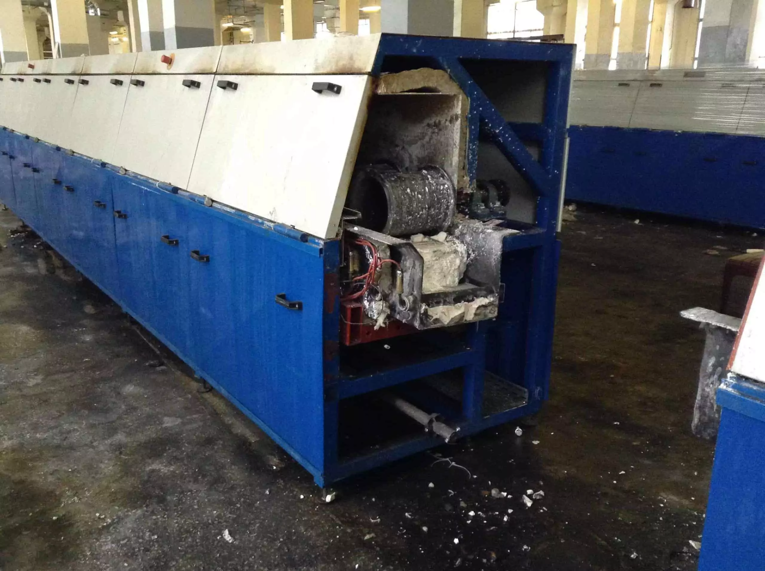 Демонтаж технологической линии по производству резиновых уплотнителей в г. Уфа