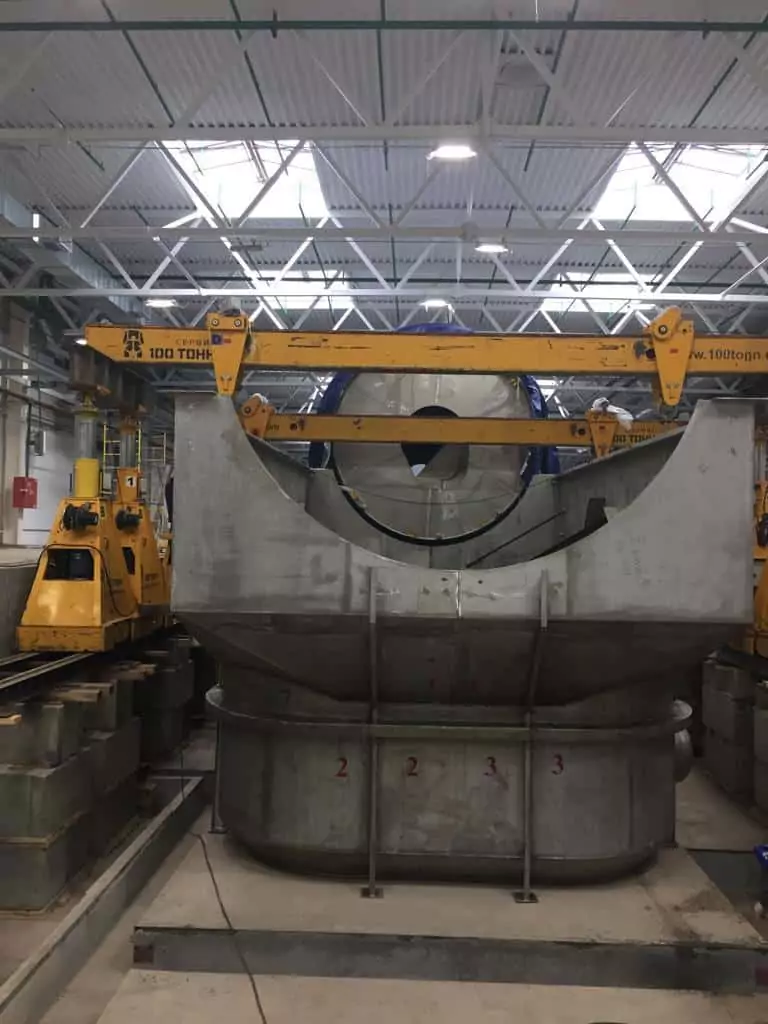 Для монтажа гидроразбивателя Andritz применены нестандартные инженерные решения