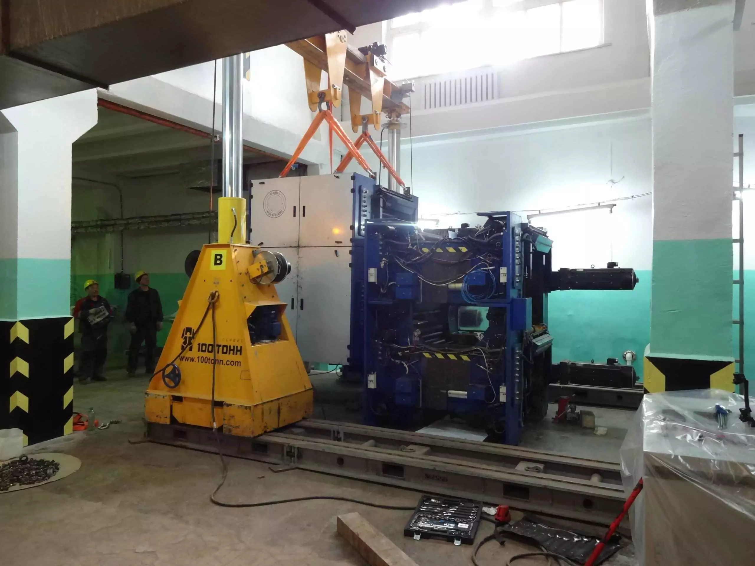 Монтаж печатной машины GLOBAL WEB SYSTEM в Тверской области Монтаж печатной машины GLOBAL WEB SYSTEM в Тверской области