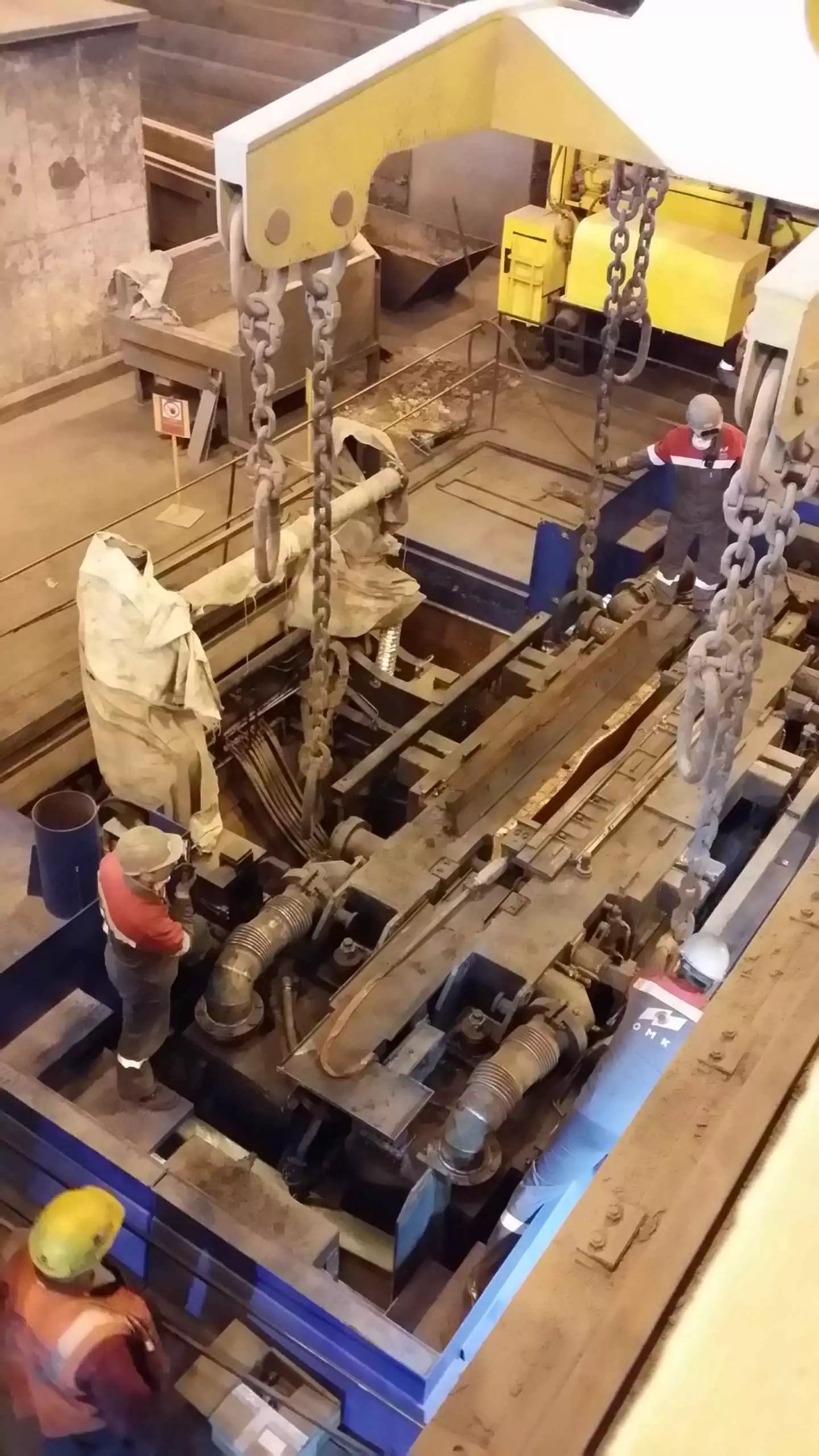 Монтаж металлургического оборудования