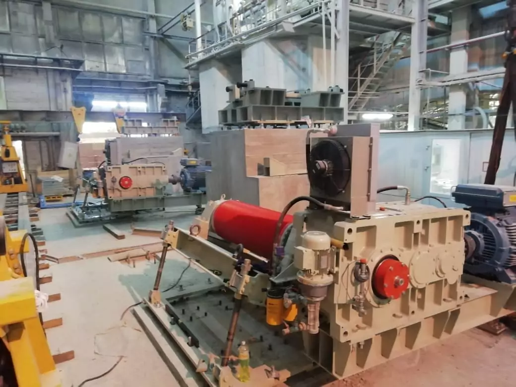 Монтаж приводной станции мельницы SACMI MMC 120