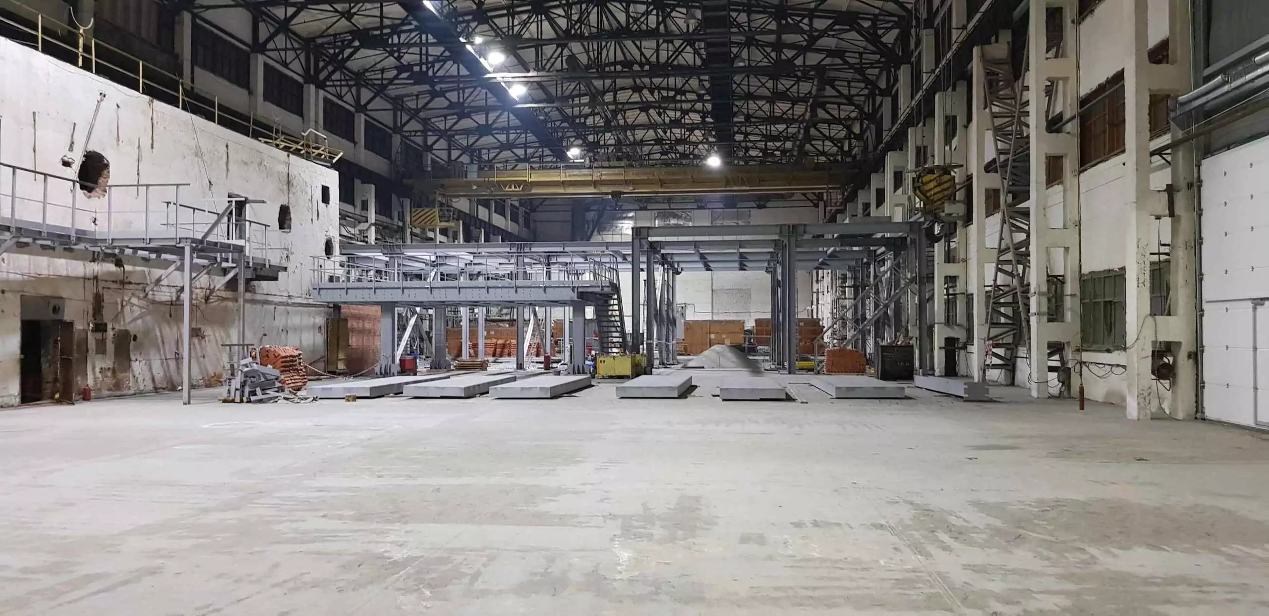 Монтаж промышленных металлоконструкций