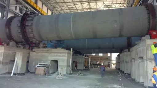 Сварка и монтаж сушильных барабанов на Быстринском ГОКе