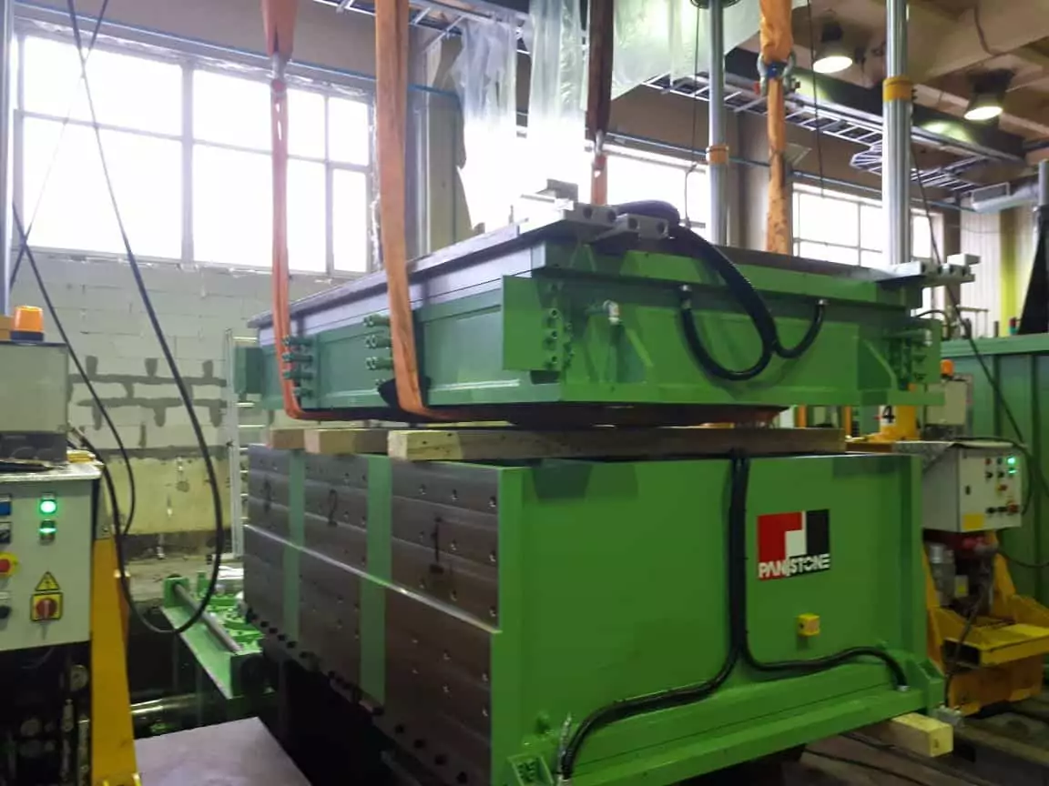 Установка и монтаж пресса PANSTONE в Санкт-Петербурге