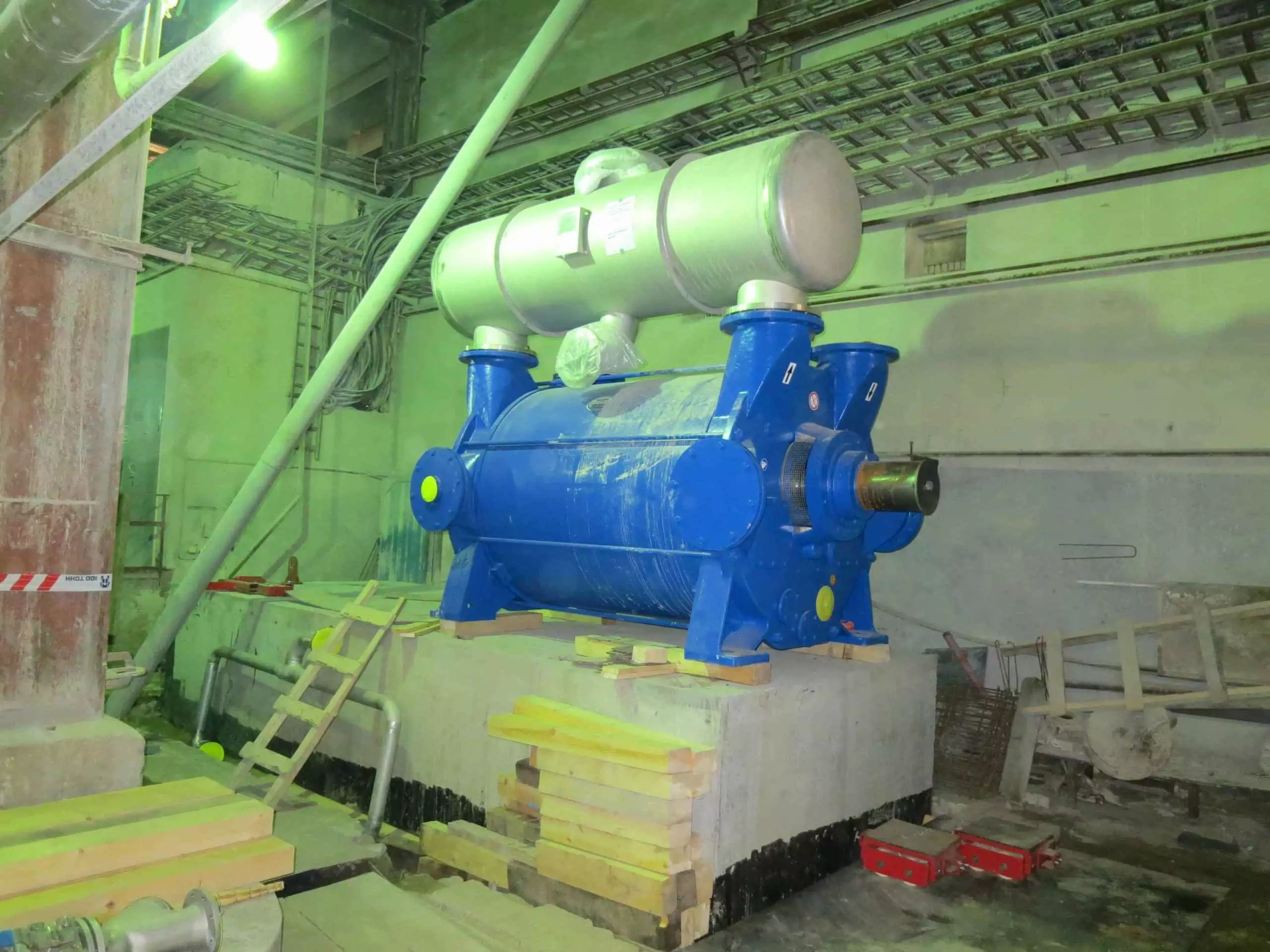 Установка компрессора в ЦКРИ-3