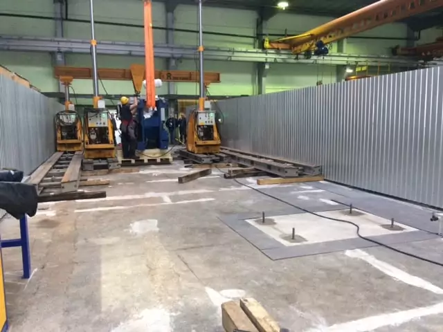 Установка пресса Schuler в проектное положение