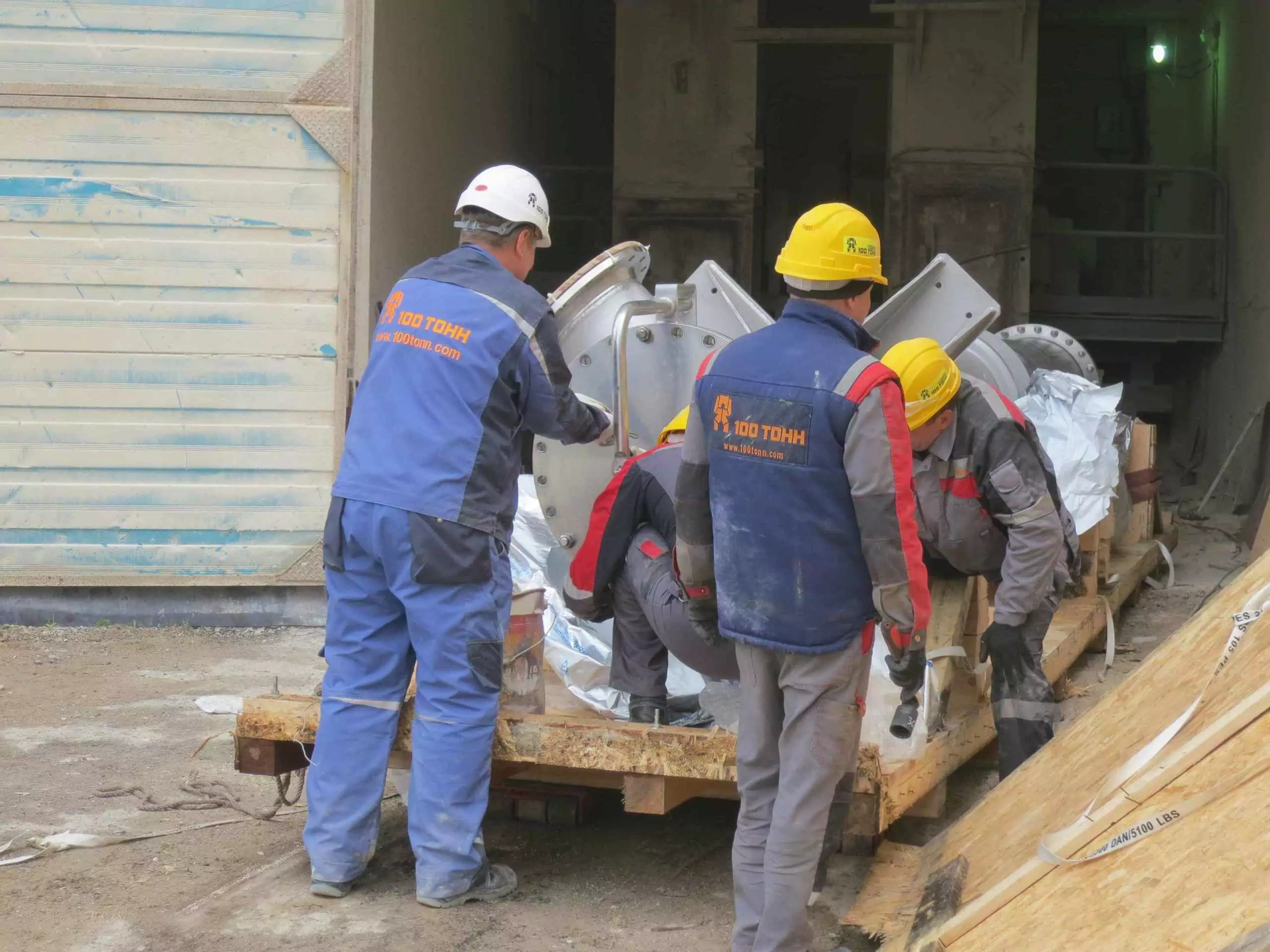 Выгрузка, вскрытие упаковки и проверка вала фильтра шлама