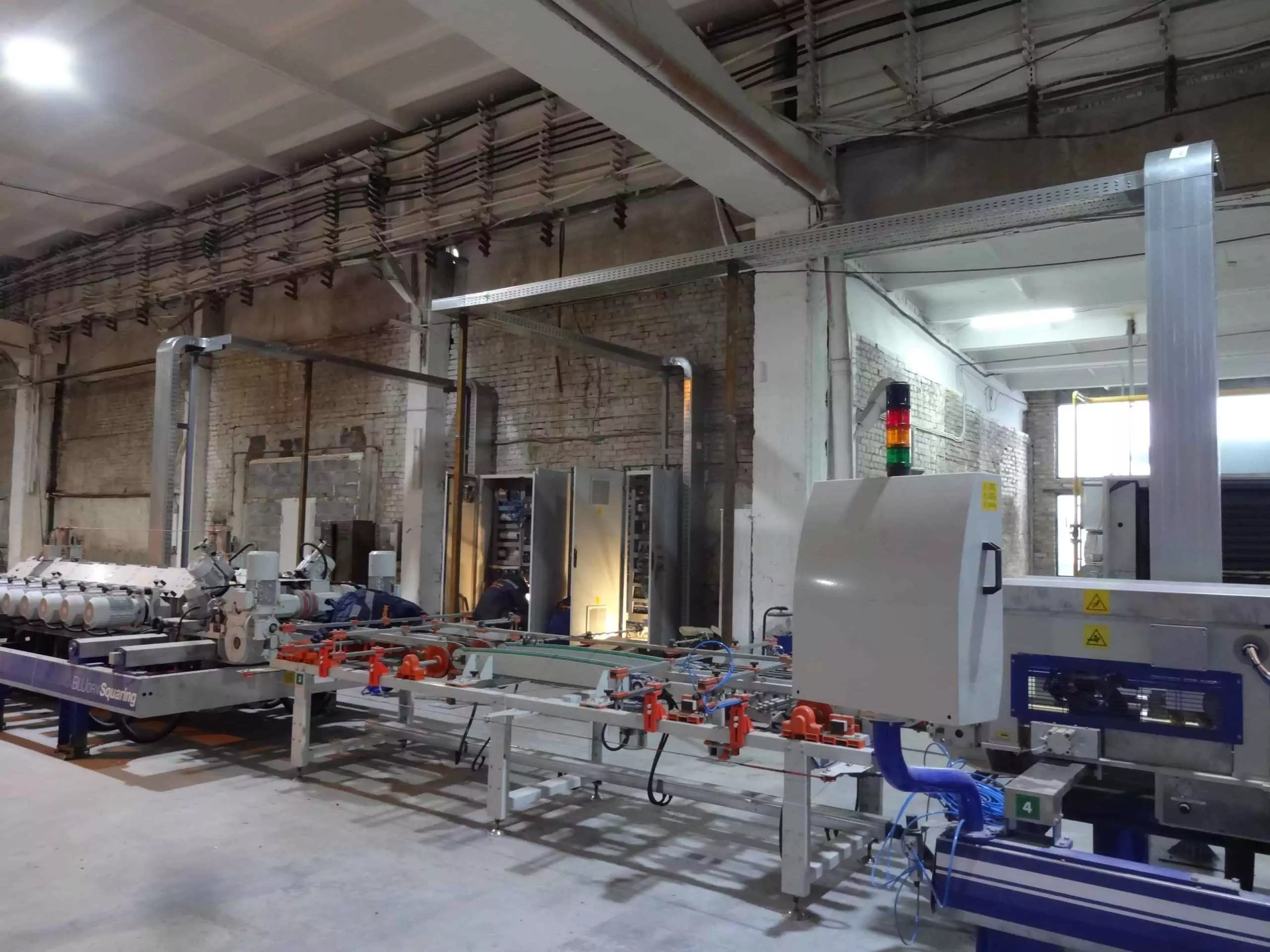 Электромонтажные работы в рамках монтажа линии ректификации