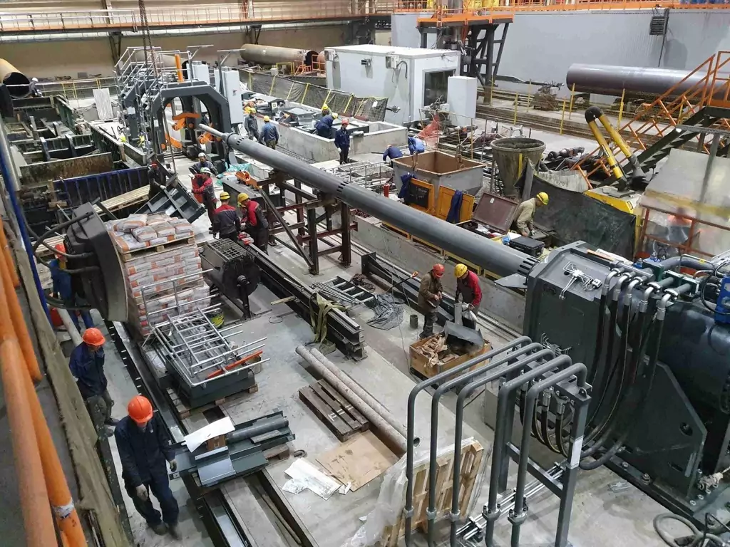 Механический монтаж оборудования на трубном производстве