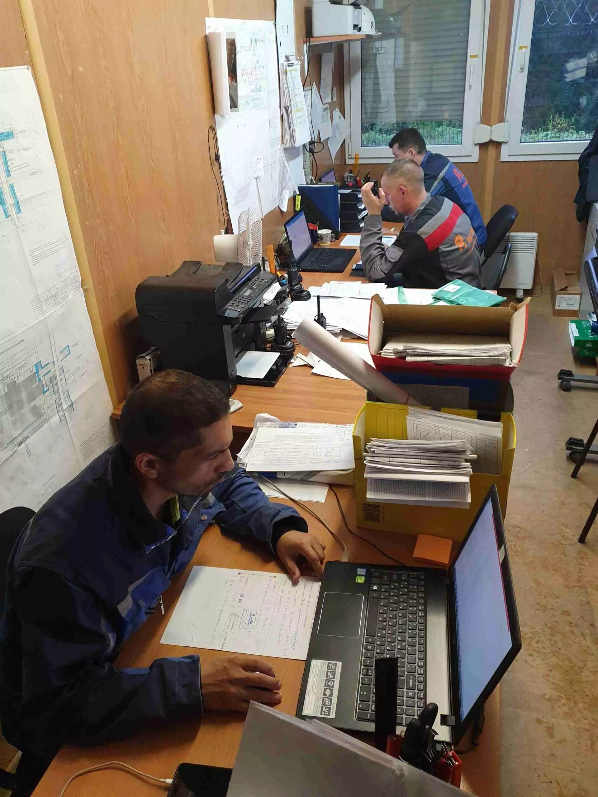 Мобильный офис 100 ТОНН МОНТАЖ на объекте