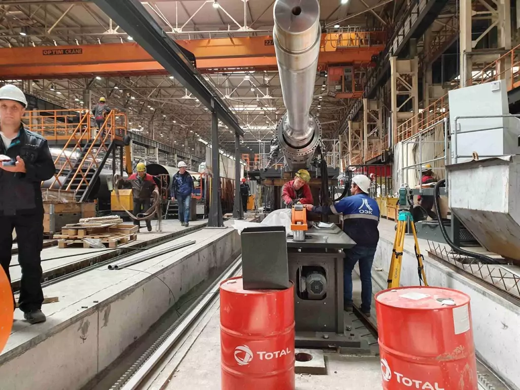 Монтаж и выверка оборудования в сжатые сроки