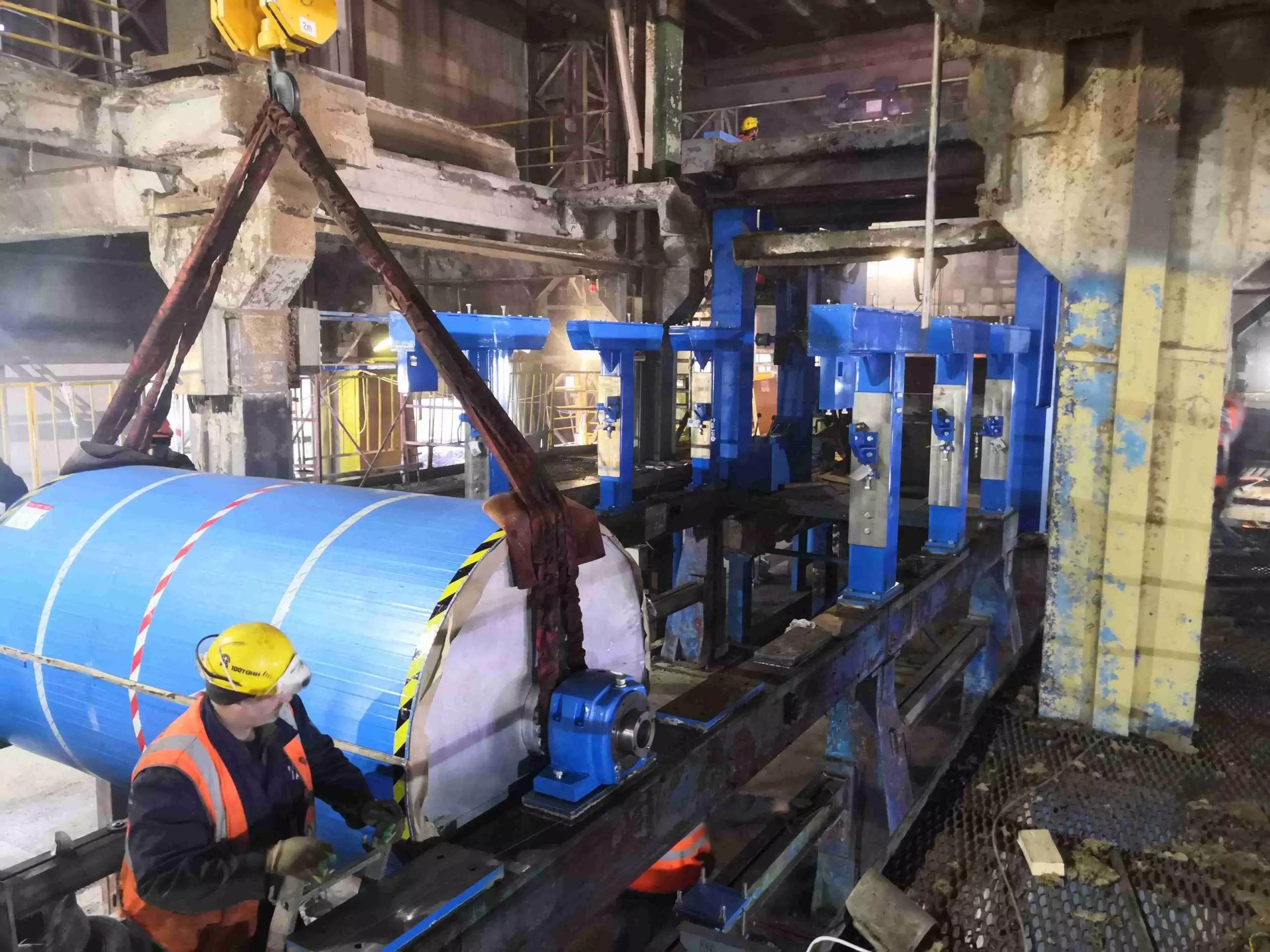 Монтаж машины TOSCOTEC