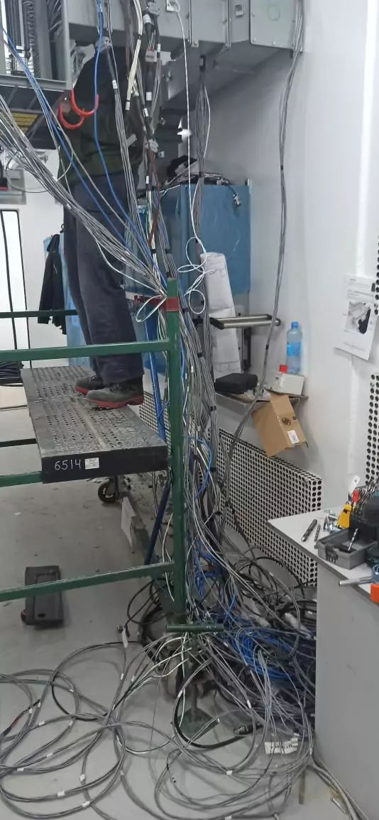 Электромонтаж испытательного стенда