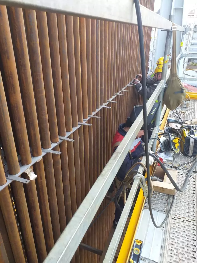 Сварочный монтаж в труднодоступных местах