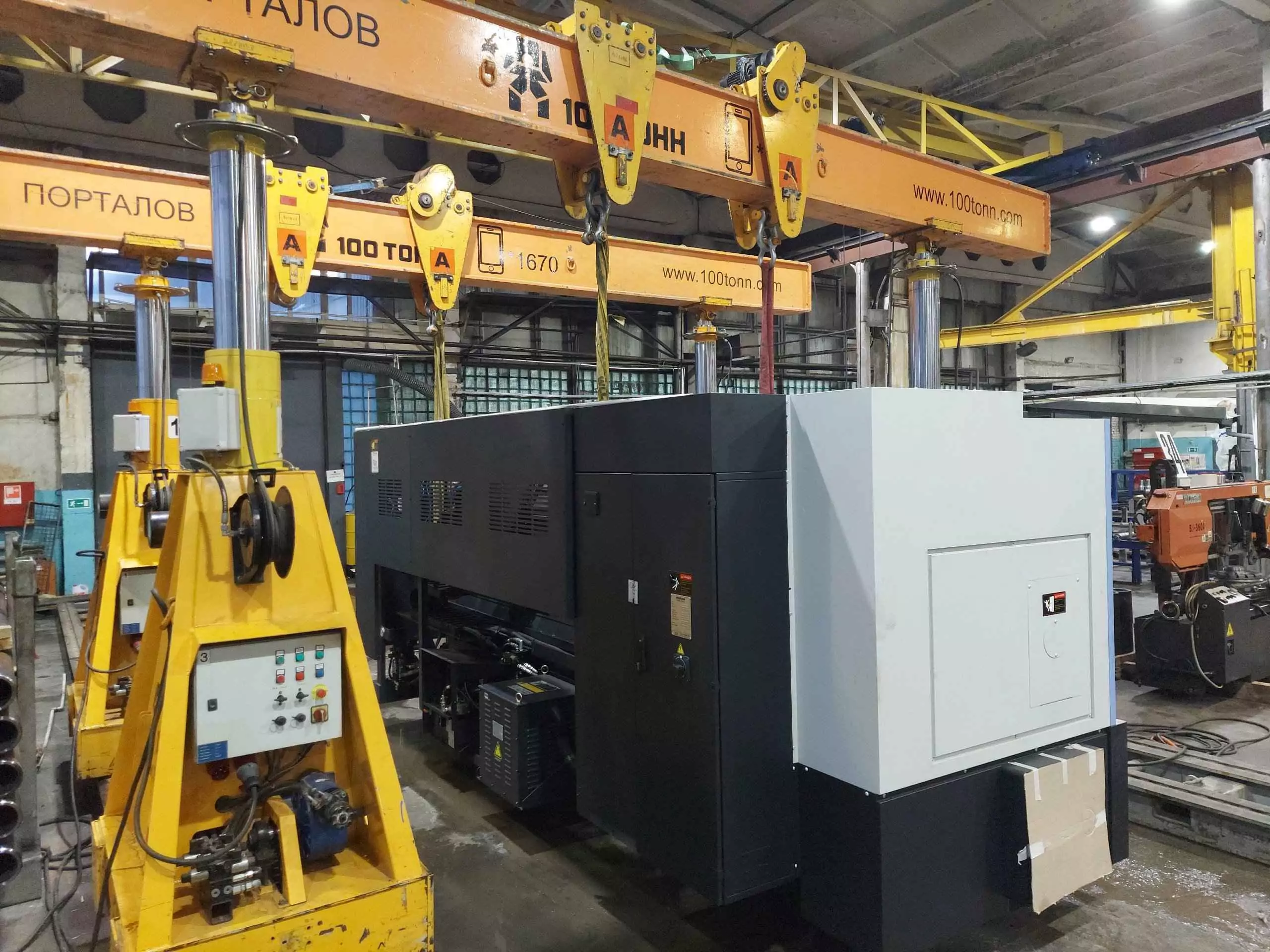 Переезд металлообрабатывающих станков в Московской области