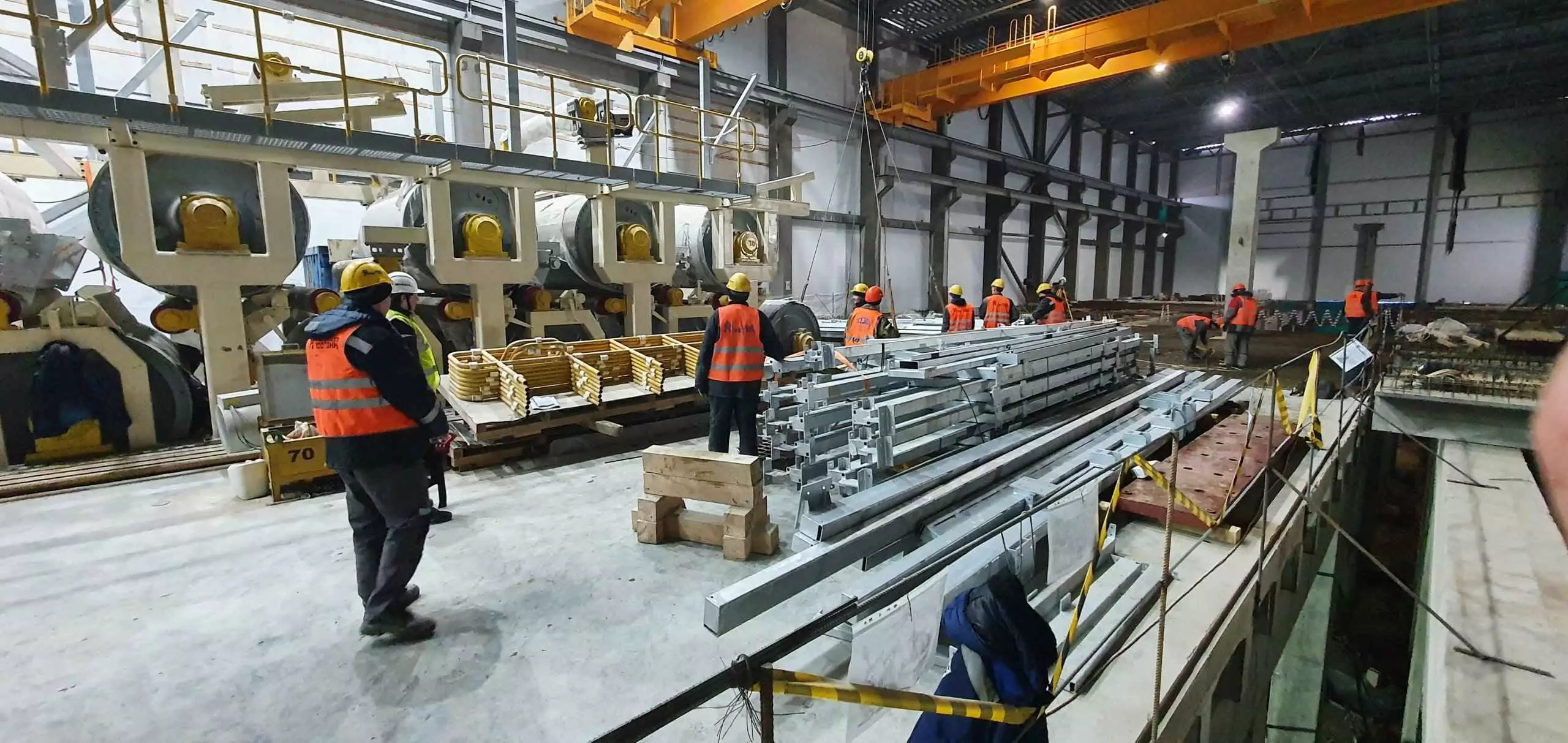 Монтаж бумагоделательной машины в Калужской области