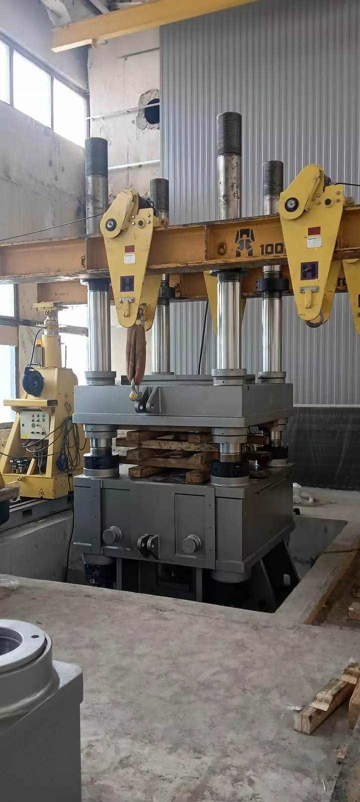 Монтаж пресса в Воронежской области