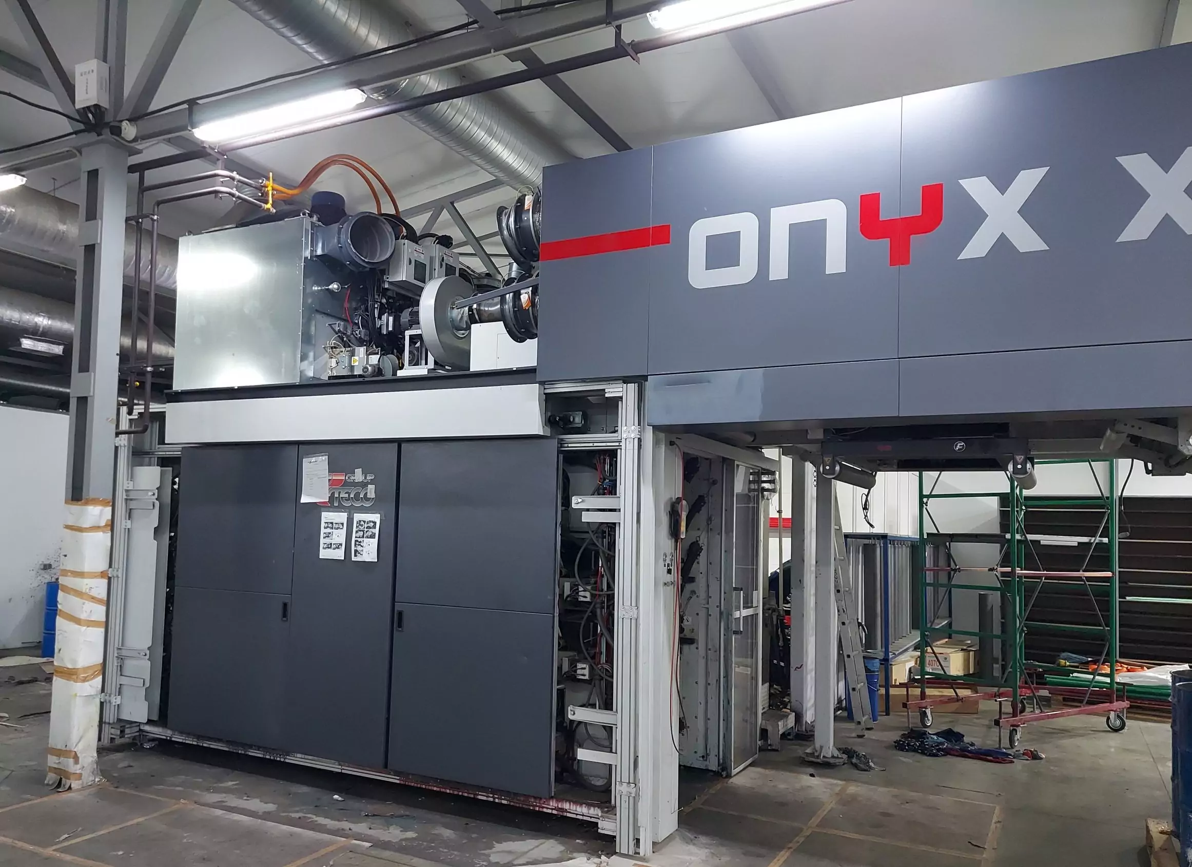 Монтаж печатной машины ONYX