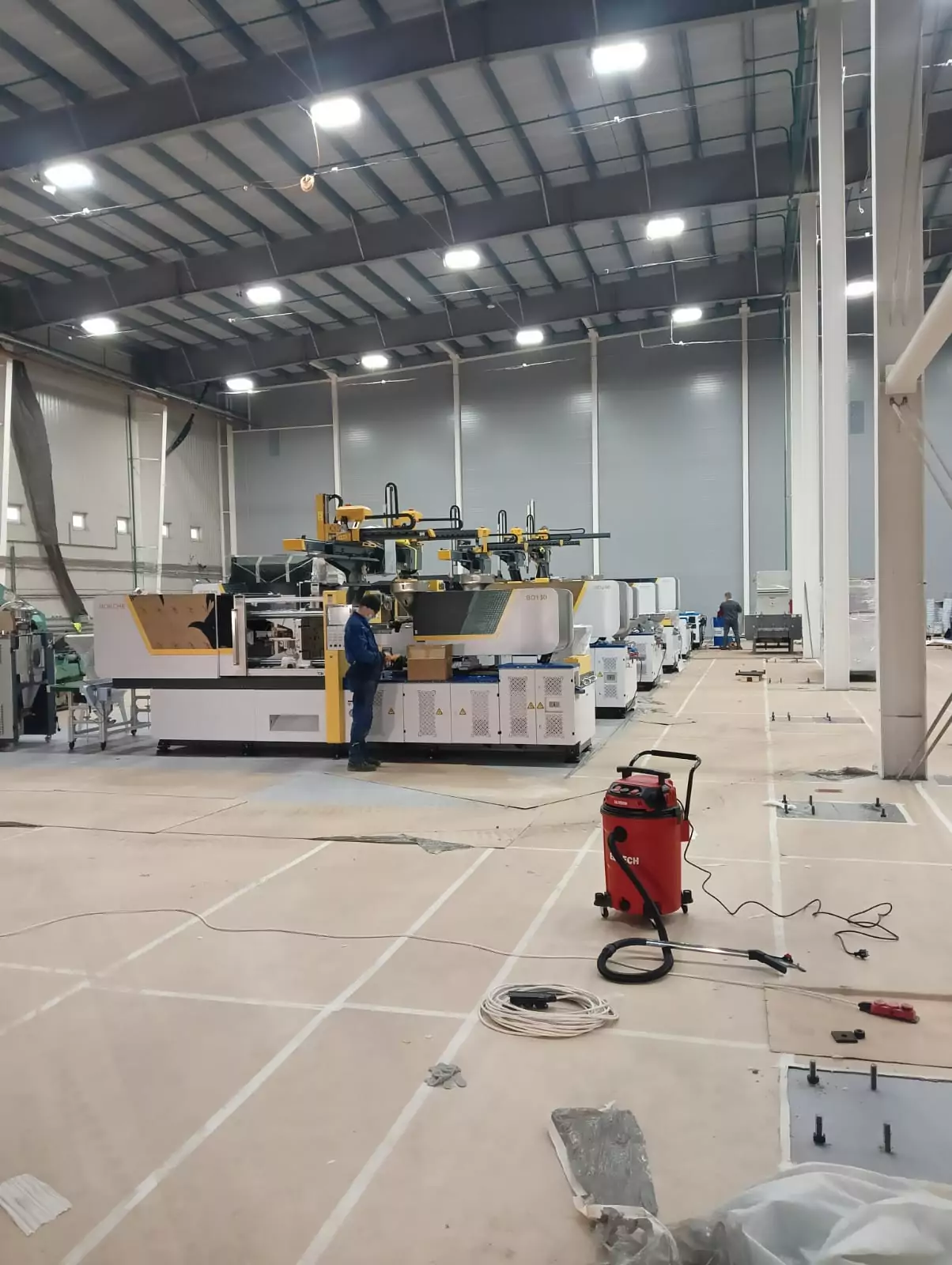 Монтаж термопластавтомата Borche