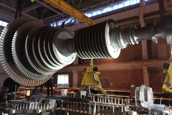 Перемещение турбин